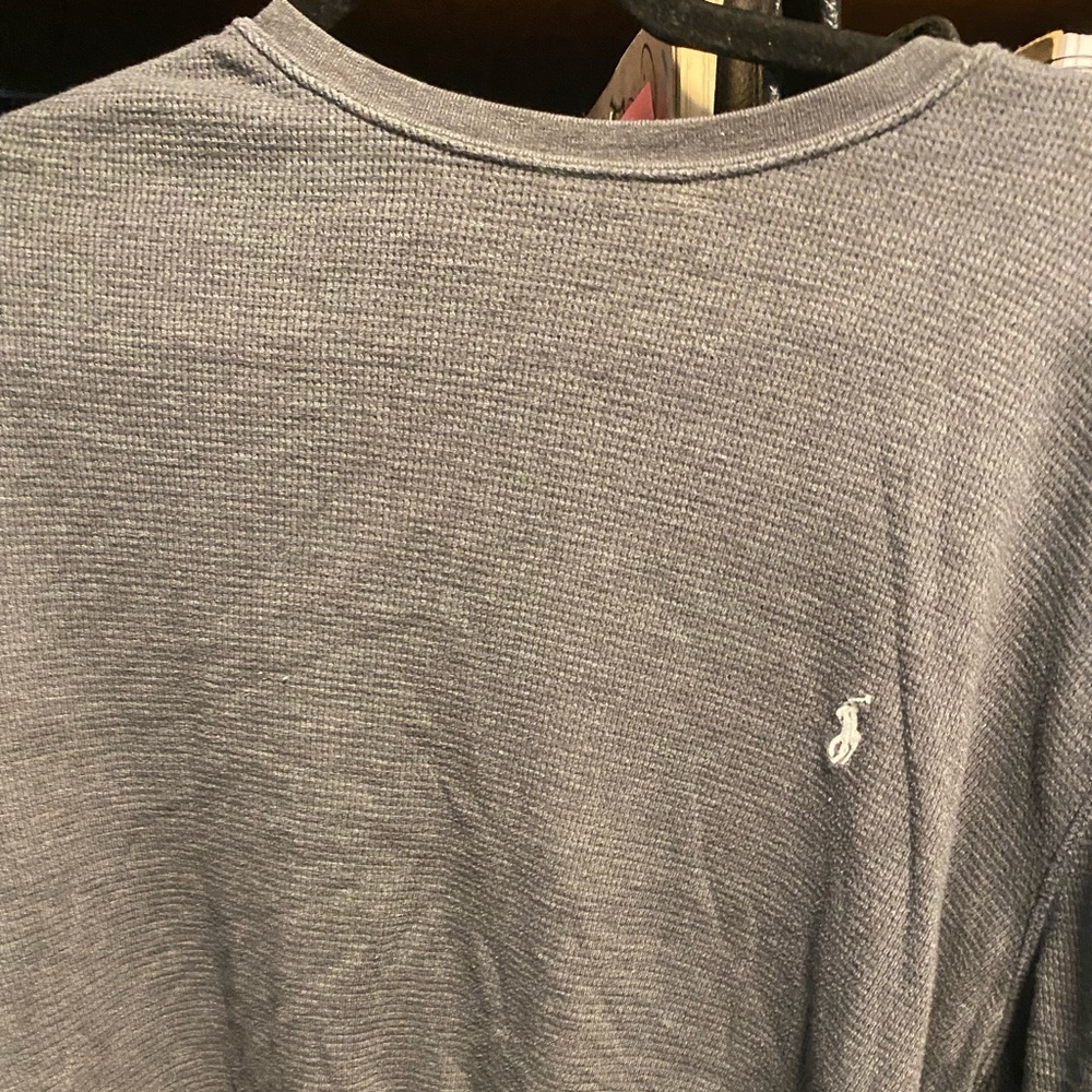 Gray Thermal Polo
